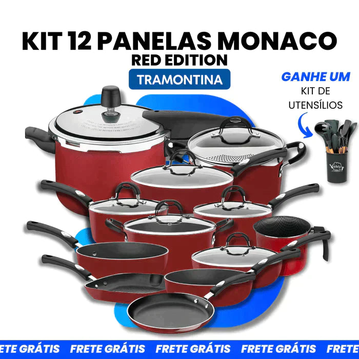 Kit Monaco Red + Brinde - SÓ HOJE