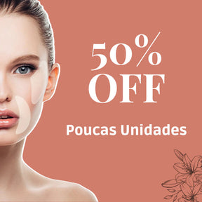 ADESIVOS FACIAIS ANTIRRUGAS REUTILIZÁVEIS - 50% OFF